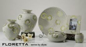 Floretta Mosaic Art Glassware Diyas Home Vases Floretta Mosaic Art Glassware Diyas Home Vases